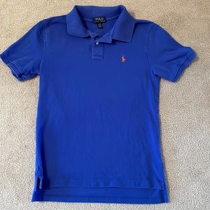Used Blue Ralph Lauren Boys Polo size Large (14/16) orange polo sign